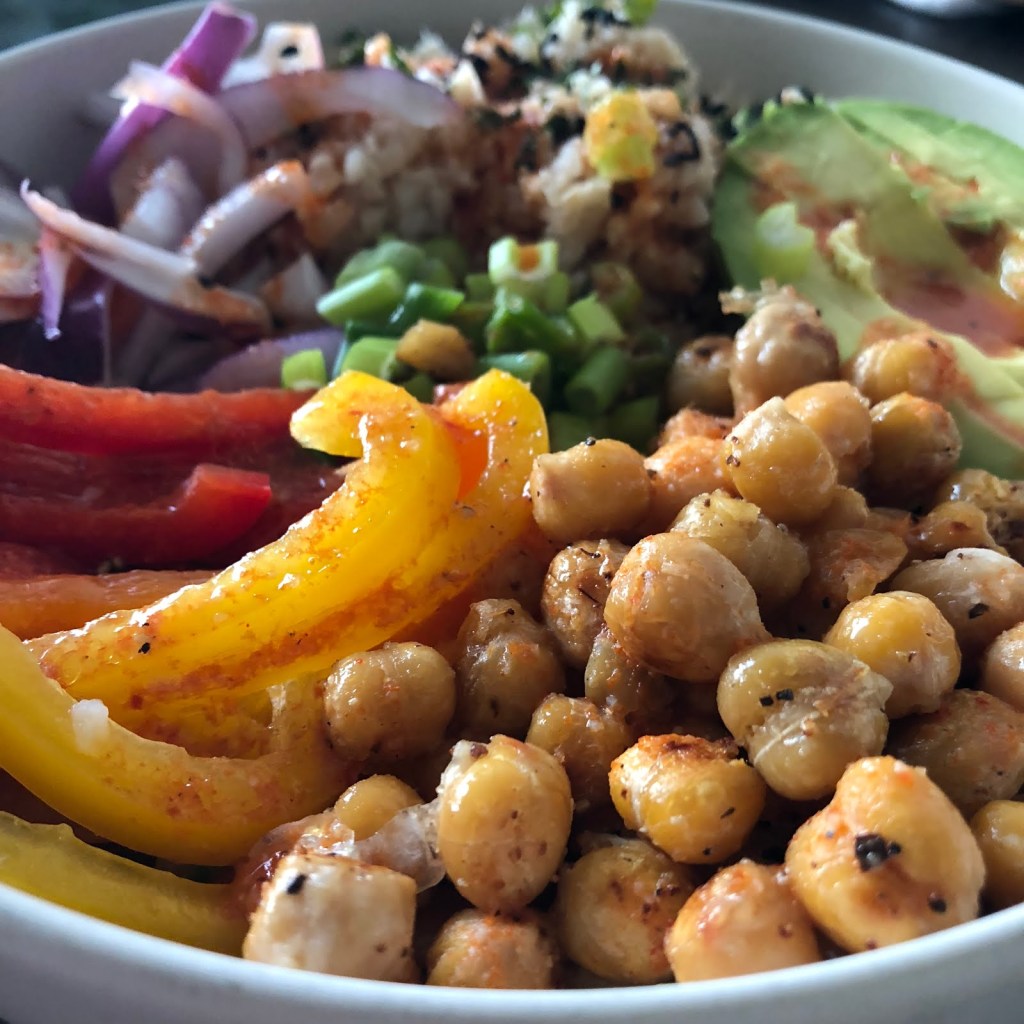 Rainbow Chickpea Cauliflower&nbsp;Bowl