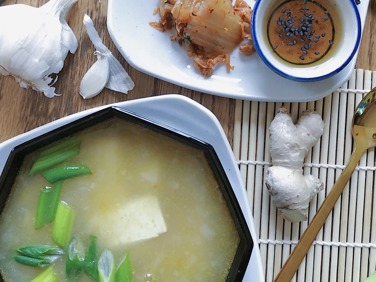 Vegan Samgyetang (삼계탕) – Ginseng Soup