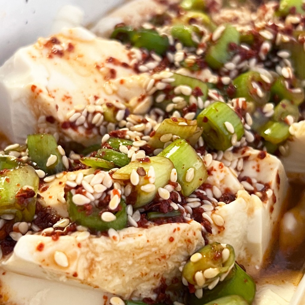 Korean-Style Steamed Soft Tofu&nbsp;(순두부찜)